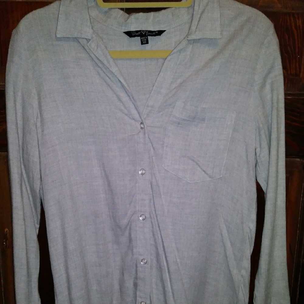 Oversized button up